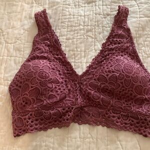 Lace Bralette Large Rose